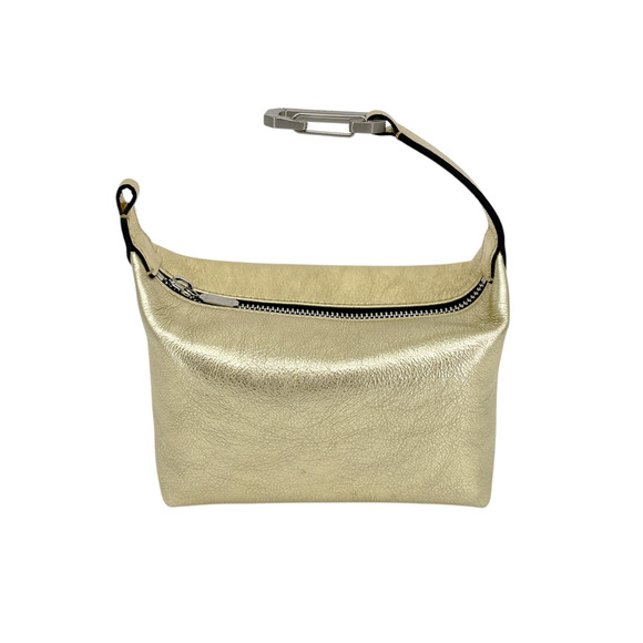 EERA Metallic Moon Bag in Laminated Gold - Picture 13 of 16